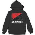 赤黒アナーキーフラッグtシャツ パーカー
