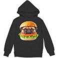 面白いtシャツ パグ 犬 ハンバーガー メンズ 犬好き グッズ かわいい おもしろ 面白い 服 ネタ パーカー