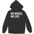 音楽家や音楽愛好家へのno Music No Life ギフト パーカー