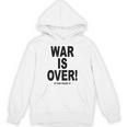 Exclusive War Is Over ご希望の場合限定ブラックプリント Hoodie