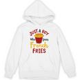 Just A Boy Who Loves French Fries フライドポテト じゃがいも ヴィーガン Hoodie