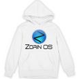 Linux Zorin Os タグラインとロゴ入り オープンソースos Hoodie