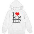 I Love Hip Hop ハート ラップ&ヒップホップファン パーカー