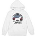 Work Hardo Dog Have Life 面白いレトロキャバリア Hoodie