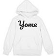 【Yome】嫁 よめ シンプル おしゃれ ローマ字 夫婦お揃い 結婚祝い カップル ペアルック おもしろ ペア Hoodie