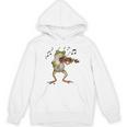 おもしろミュージシャン バイオリニスト かわいいカエル 演奏 バイオリン Hoodie