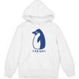かわいいアデリーペンギン、学習者や探検家のためのミニマルアート。 Hoodie