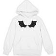 かわいいハロウィンブラックコウモリの羽 パーカー