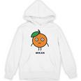 みかん Mikan 顔 イラスト かわいい おもしろ 面白い 簡単 シンプル ゆるい 果物 パーカー