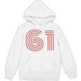 クールレトロライティングジャージ、背番号61 1961 Hoodie