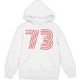 クールレトロライティングジャージ、背番号73 1973 Hoodie