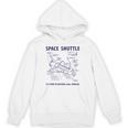 スペースシャトル レトロレイアウト ロケット科学者&宇宙飛行士用 パーカー