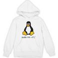 タックスlinuxペンギン-Sudorm-Rfコンピューターサイエンスコンピューター Tux Linux Hoodie