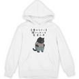 デブ猫「痩せなさい」腹にしみいる 医者の声 川柳風 面白tシャツ 食べすぎ注意 ダイエットネタ パーカー