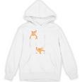 バックプリント ノッシン お尻 犬 かわいい コーギー Hoodie