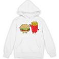 フライドポテト ハンバーガー チーズバーガー 友達 ファストフード フライドポテト Hoodie