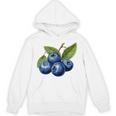 ブルーベリー愛好家のためのブルーベリーデザイン パーカー