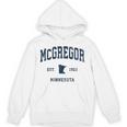 マクレガー ミネソタ Mn ヴィンテージ アスレチック ネイビー スポーツデザイン 長袖tシャツ Hoodie