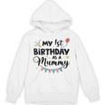 ママとしての私の1歳の誕生日パーティーイヤーを祝うママ Hoodie