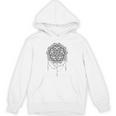 マンダラフラワー神聖幾何学フラクタルアート良い雰囲気 Hoodie