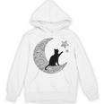 曼荼羅猫tシャツ レディース メンズ ユース 月と星 パーカー