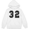 背番号 32 チーム短大スポーツ背番号付きユニフォーム パーカー