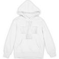 薄風化-ホワイト-クロス-ペイント-オン-レッド-ガード-ライフ Hoodie