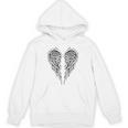 裏側の天使の羽 パーカー
