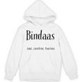 面白いインドの「Bindaas」 パーカー