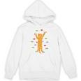 面白くてかわいいボルダーロッククライミングキャット背中にプリント Hoodie