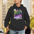 Birthday Boys Monster Truck 5 Year Old 5Th Birthday Party Hoodie Birthday Boys Monster Truck 5 Year Old 5Th Birthday Party Hoodie