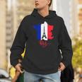 Enjoy Travel Paris France Flag & Eiffel Tower Graphic パーカー