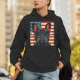 French Bulldog Dog Motif USA Patriot 4th Of July Unisex Hoodie