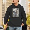 Frenchie Dog Mom Tarot Card French Bulldog Skeleton Mom Unisex Hoodie