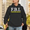 メンズ Fbi Female Body Inspector Meme Novelty Apparel Hoodie