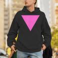 Gay Pride Upside Down Pink Triangle パーカー