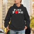 Ping Pong ピンポン卓球 おもしろレトロ Hoodie