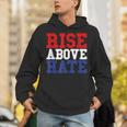 Rise Above Hate Red And Blue America パーカー