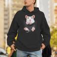 かわいいねずみポケットネズミ好き Hoodie