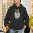 ジャーマンシェパード 犬の胸ポケット 犬の飼い主用 Hoodie