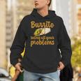 ブリトーはあなたの問題をすべて解決します Burritoolves All Your Problems Hoodie