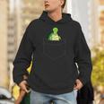 ポケットに入った亀 かわいいポケット ウミガメ Hoodie
