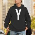 文字yアルファベットモノグラムイニシャル。 パーカー