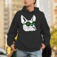 犬のサングラス喫煙420クールな雑草大麻マリファナ Hoodie