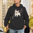 犬のプリントとフレンチブルドッグのグラフィック フレンチブルドッグ Hoodie