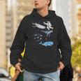 銀河 宇宙 ジンベエザメ シロイルカ ザトウクジラ 海洋 オルカ クジラ Hoodie