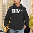 音楽家や音楽愛好家へのno Music No Life ギフト パーカー
