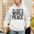 All I Want Is World Peace パーカー