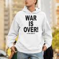 Exclusive War Is Over ご希望の場合限定ブラックプリント Hoodie