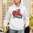 Piaggio クラシックスクーター イタリア製 ピンク Hoodie
